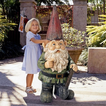 Design Toscano Gottfried, the Gigantic Garden Gnome Statue AL50726